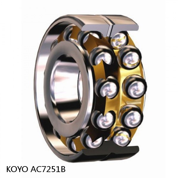 AC7251B KOYO Single-row, matched pair angular contact ball bearings