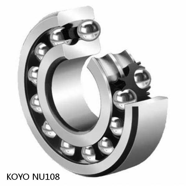 NU108 KOYO Single-row cylindrical roller bearings