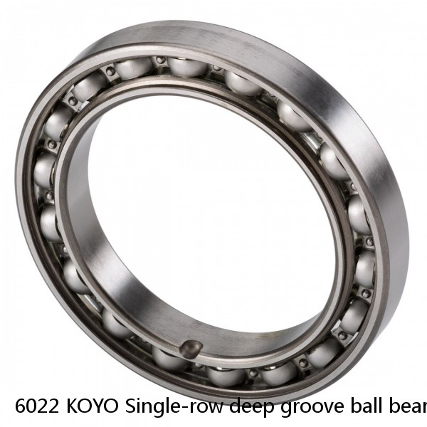 6022 KOYO Single-row deep groove ball bearings #1 small image