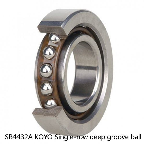 SB4432A KOYO Single-row deep groove ball bearings #1 small image