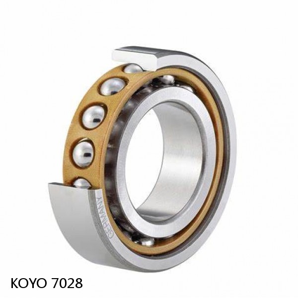 7028 KOYO Single-row, matched pair angular contact ball bearings #1 small image