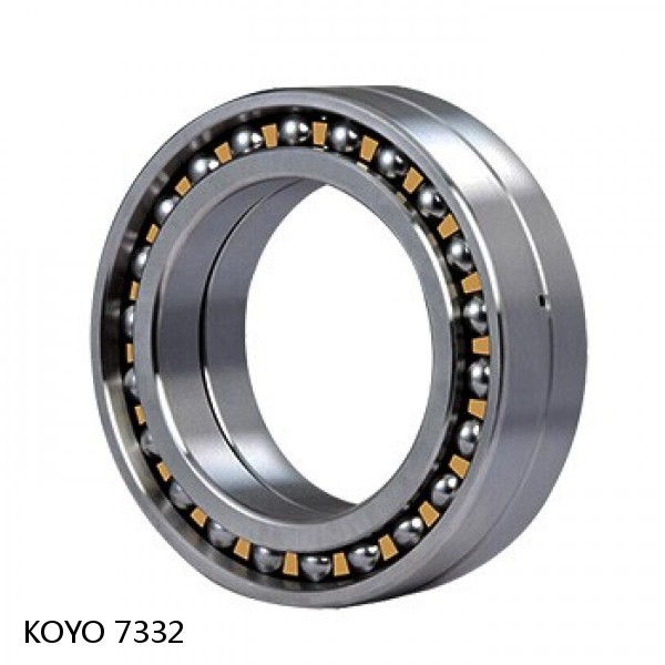 7332 KOYO Single-row, matched pair angular contact ball bearings #1 small image