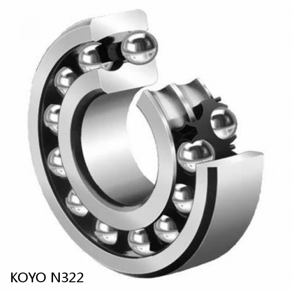 N322 KOYO Single-row cylindrical roller bearings #1 small image