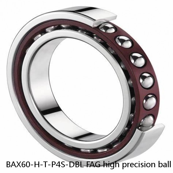 BAX60-H-T-P4S-DBL FAG high precision ball bearings #1 small image