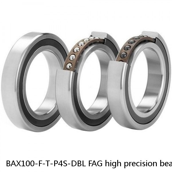 BAX100-F-T-P4S-DBL FAG high precision bearings #1 small image