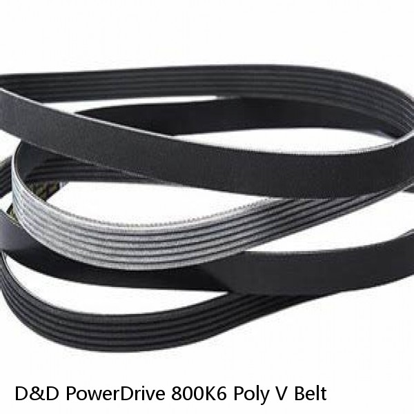 D&D PowerDrive 800K6 Poly V Belt