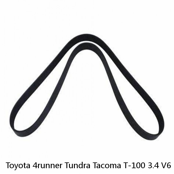 Toyota 4runner Tundra Tacoma T-100 3.4 V6 Drive Belt Kit A/C-P/S-Alternator (Fits: Toyota) #1 small image