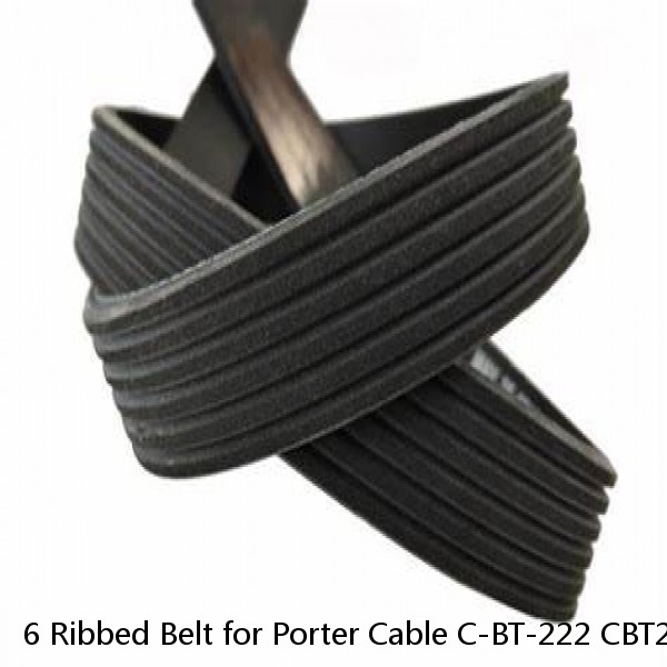 6 Ribbed Belt for Porter Cable C-BT-222 CBT222 C5510 Air Compressor #1 image
