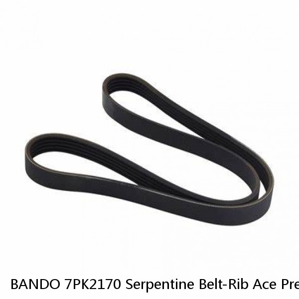 BANDO 7PK2170 Serpentine Belt-Rib Ace Precision Engineered V-Ribbed Belt #1 image