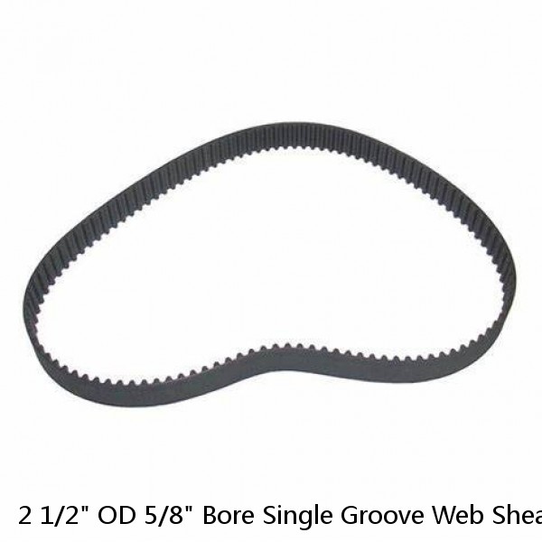 2 1/2" OD 5/8" Bore Single Groove Web Sheaves For V Belt Arbor Pulley Table Saw #1 image